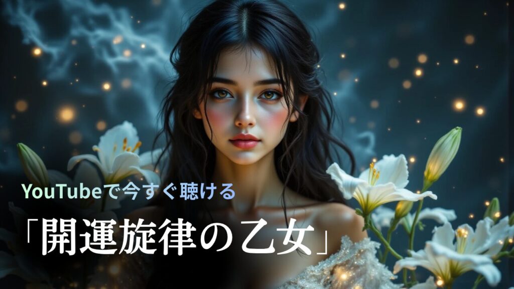 528Hz音楽が収録されている「開運旋律の乙女」チャンネルへ